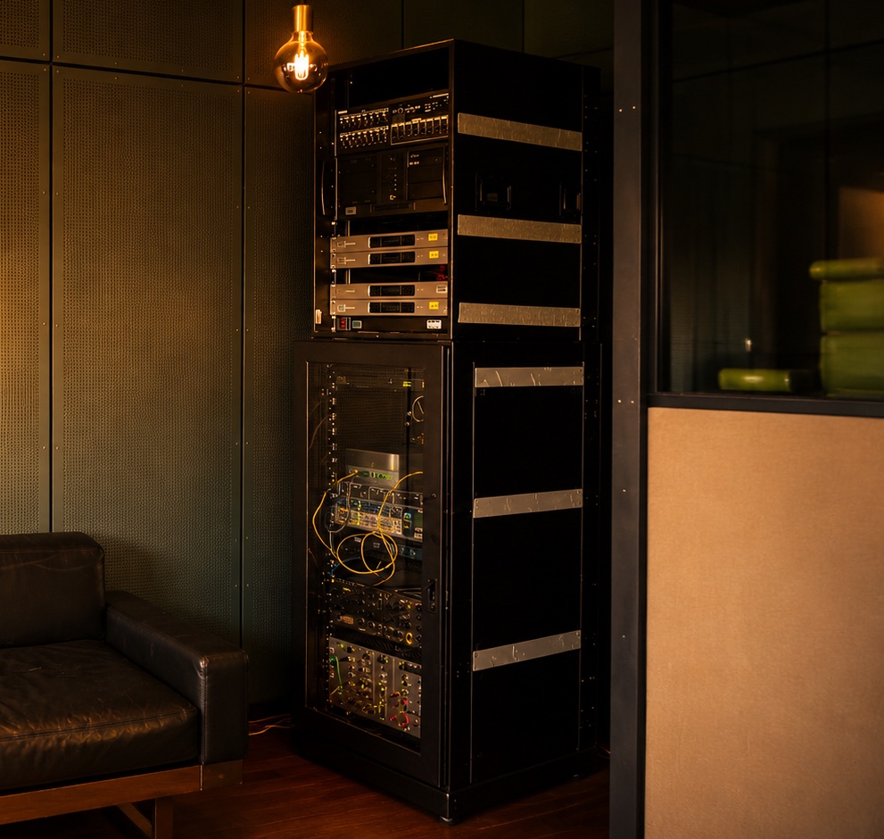 Technical equipment in the MOSAIC studio machine room